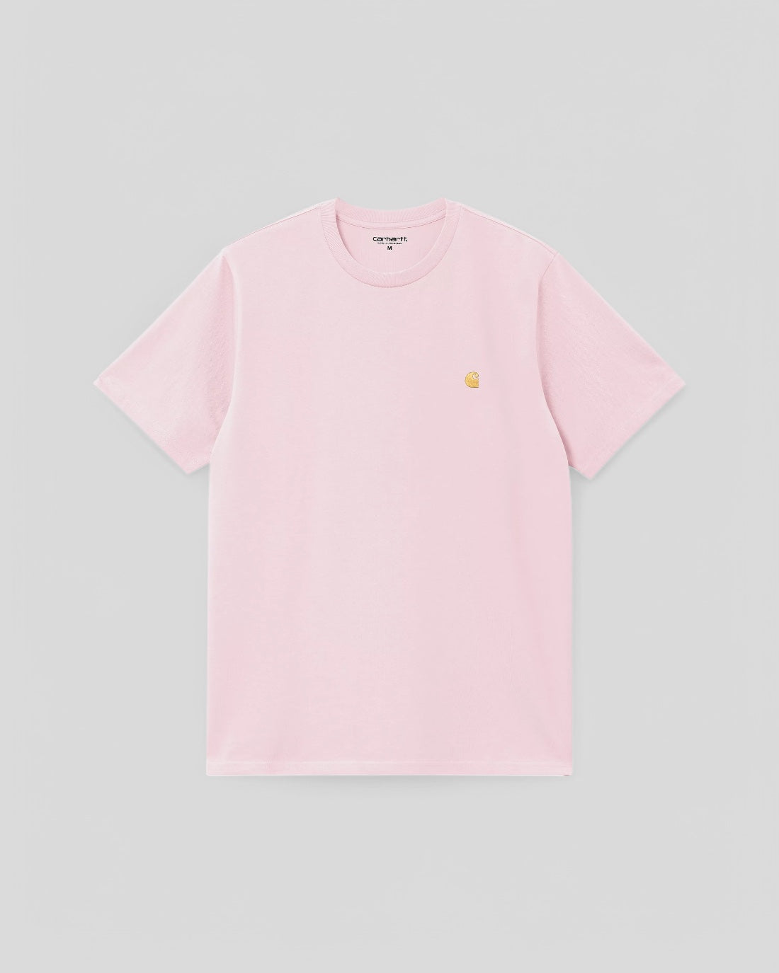 Carhartt || Chase T-Shirt - Air Pink/Gold - M" Carhartt