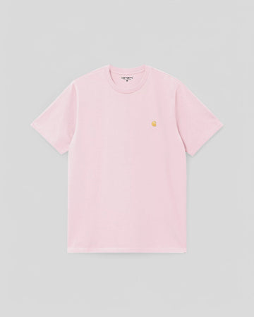 Carhartt || Chase T-Shirt - Air Pink/Gold - M" Carhartt