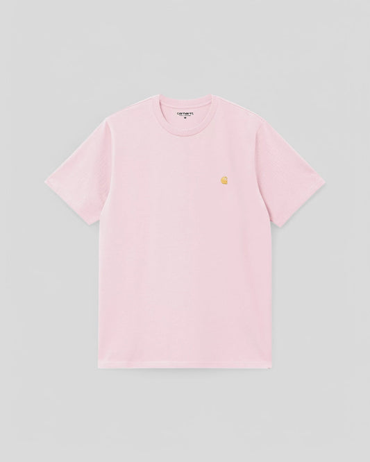 Carhartt || Chase T-Shirt - Air Pink/Gold - M" Carhartt