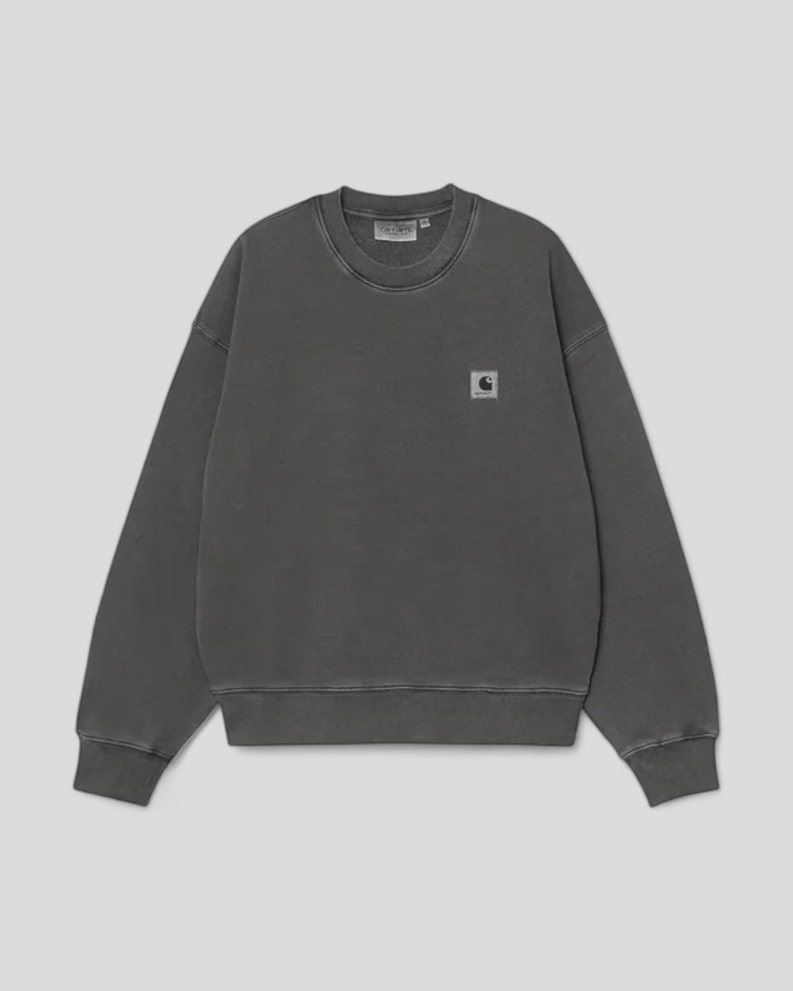 Carhartt || W' Nelson Sweat - Black Garment Dyed Carhartt