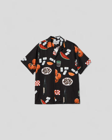 Carhartt || Maria Dinner Shirt - Dinner Print/Black Carhartt