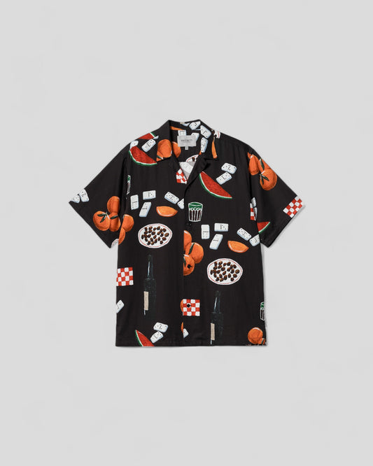 Carhartt || Maria Dinner Shirt - Dinner Print/Black Carhartt