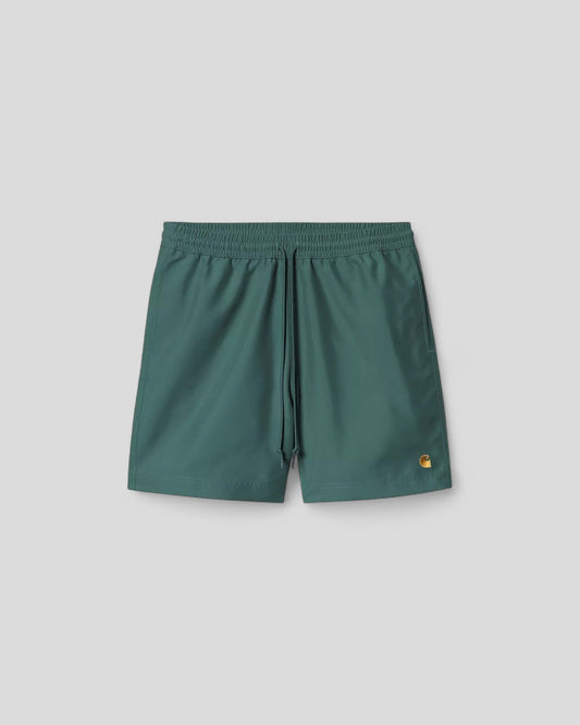 Carhartt || Chase Swim Trunks - Rainforest / Gold - M" Carhartt