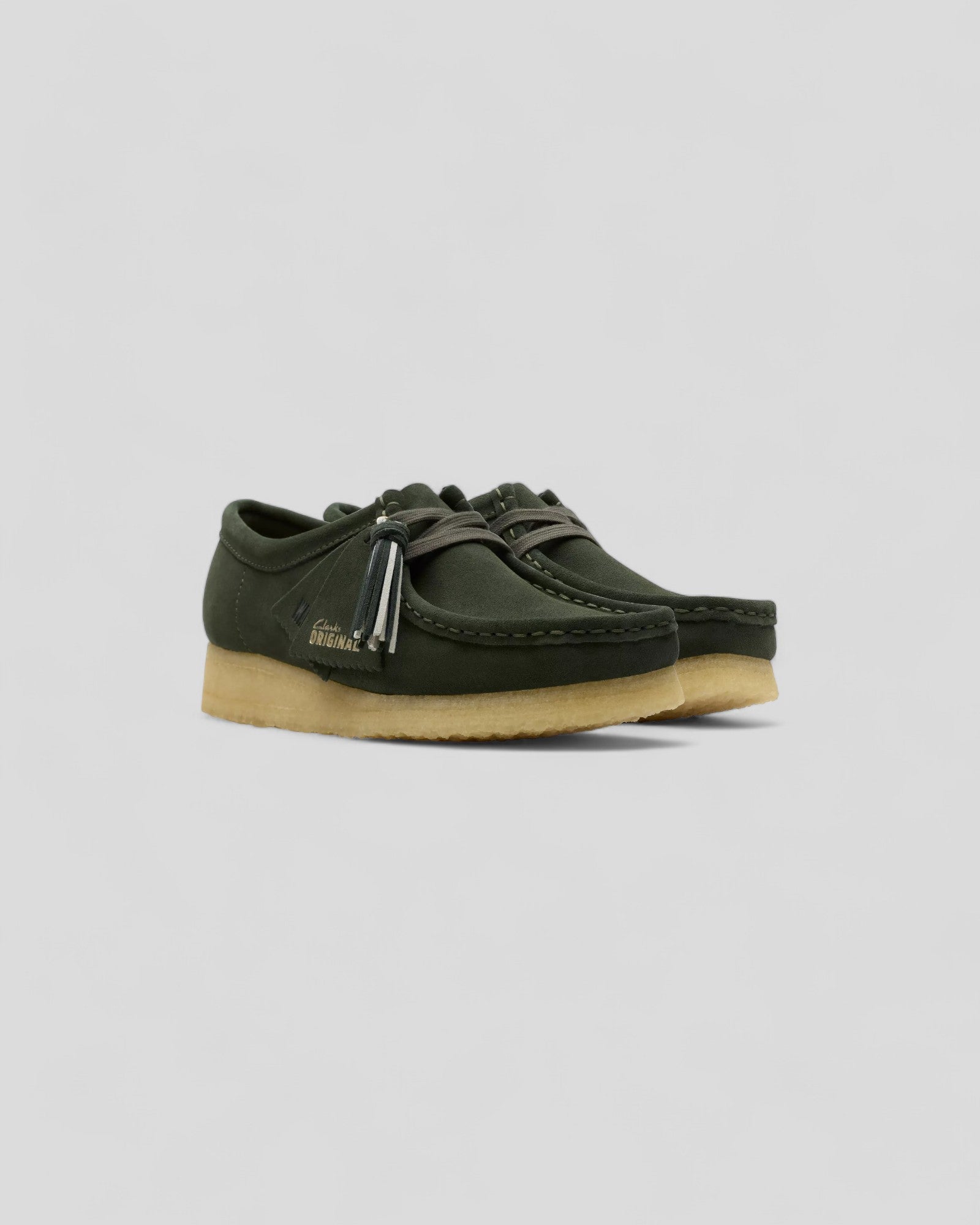 Clarks || Wallabee W' - Forest Green Suede Clarks