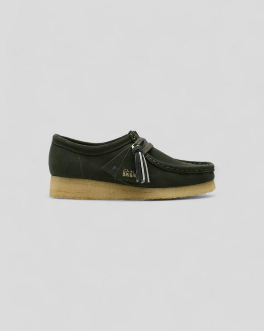 Clarks || Wallabee W' - Forest Green Suede Clarks