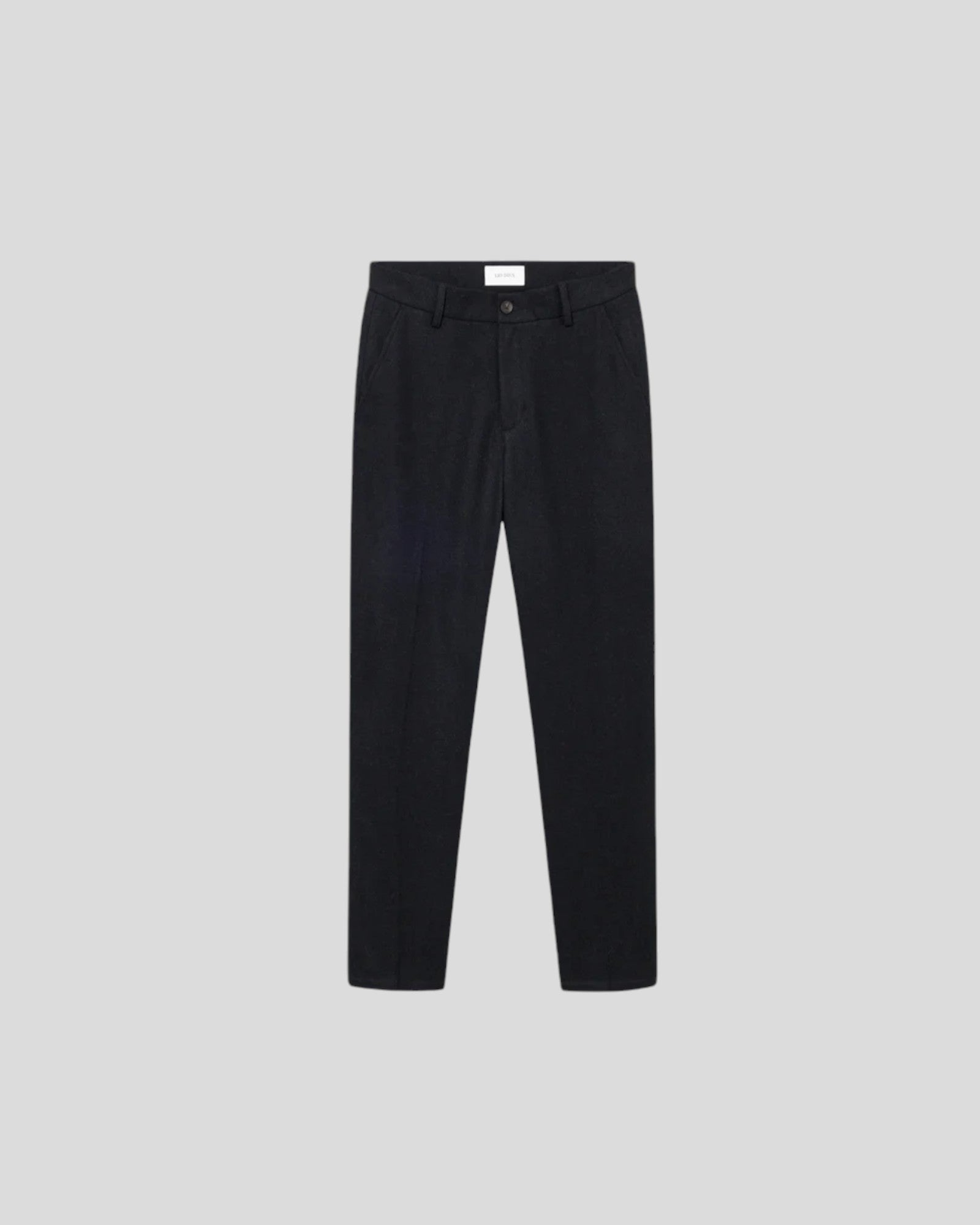 Les Deux || Como Reg Wool Suit Pants - Black Melange Les Deux