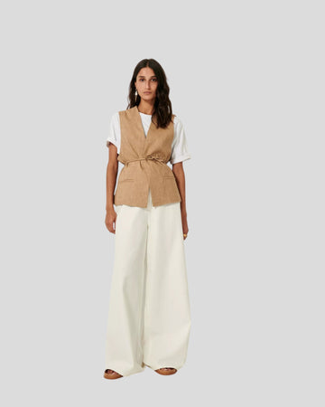 Sessùn || Marcello Sleeveless Jacket - Alpaca