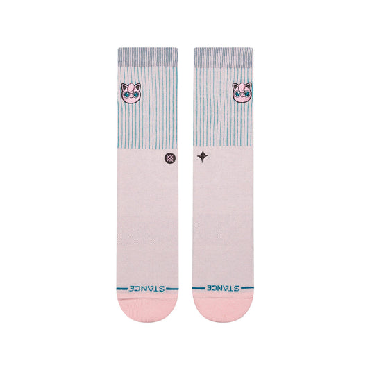 Stance || Jigglypuff Crew Sock - Pink - M’ Stance