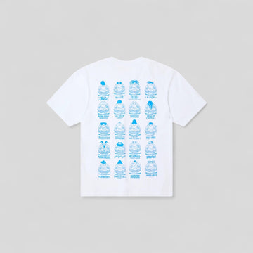 Edwin || EMC Various TS - White Garment Washed - M’ Edwin