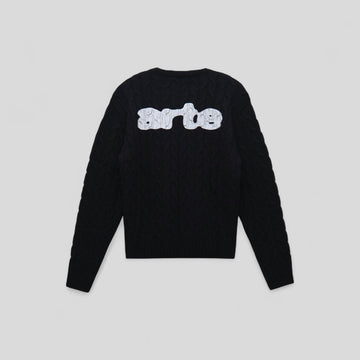 Arte || Knit Sweat - Black - M’ Arte