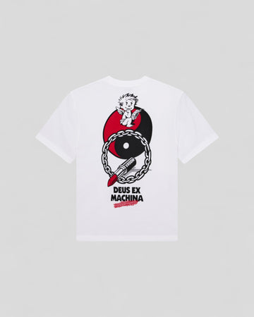Deus || Roughneck Tee - White- M’ Deus ex machina