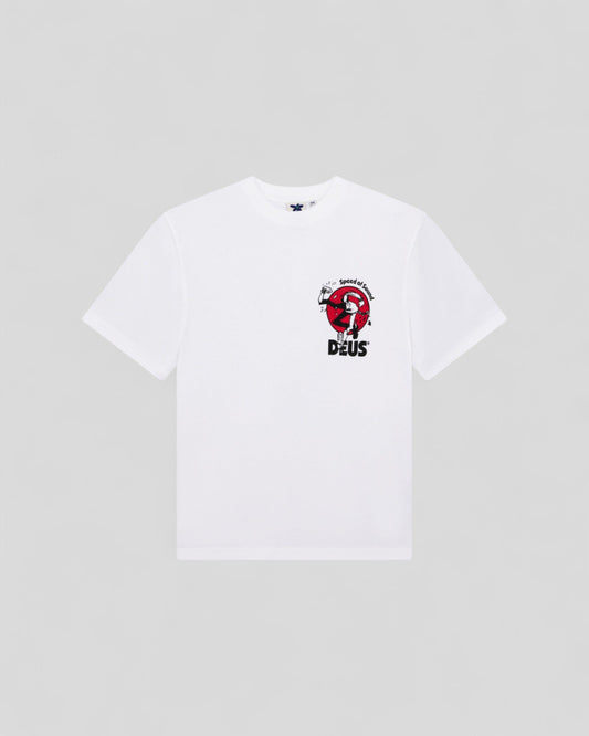 Deus || Roughneck Tee - White- M’ Deus ex machina