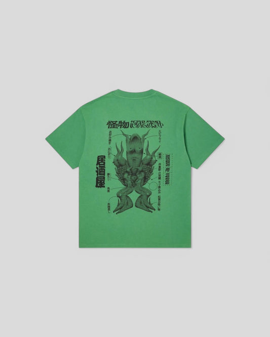 Edwin || Kaibutsu Izakaya TS Single Jersey - Mint Green Garment Washed - M" Edwin