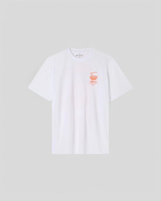 Edwin || Ramen Palace TS Single Jersey - White Garment Washed - M" Edwin