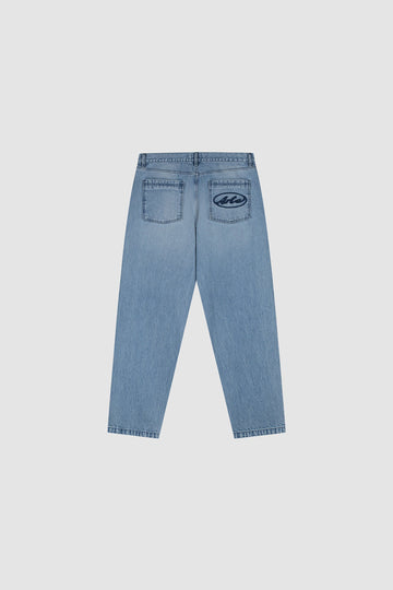 Arte || Circle Logo Pocket Pant - Denim Bleach - M