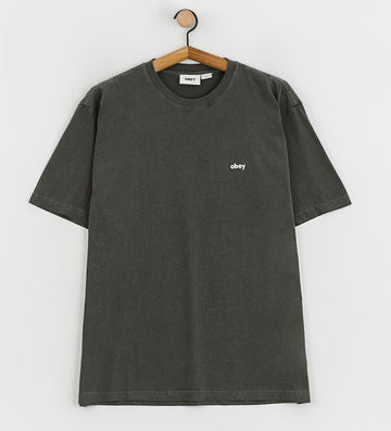 OBEY || LOWER CASE PIGMENT TEE || DIGITAL BLACK Obey