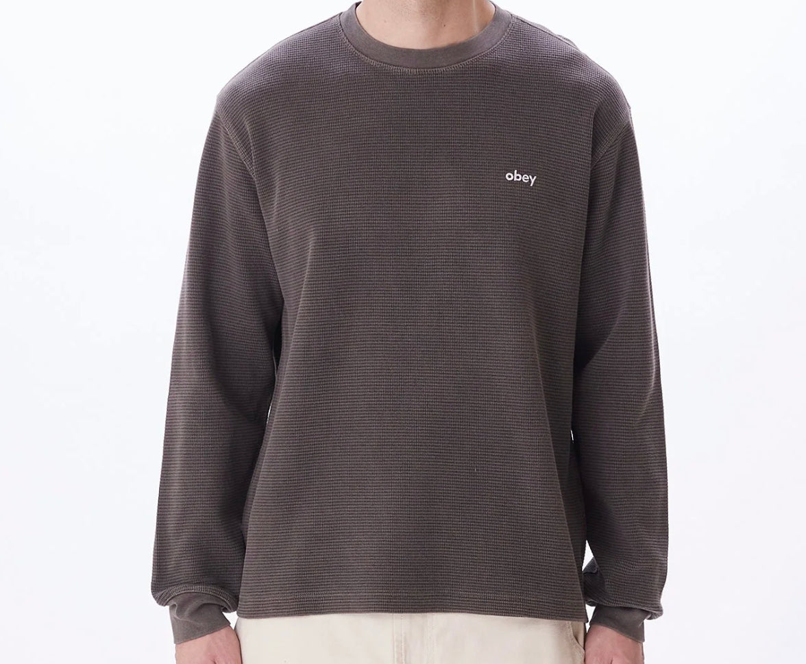OBEY || LOWERCASE PIGMENT THERMAL || JAVA BROWN Obey