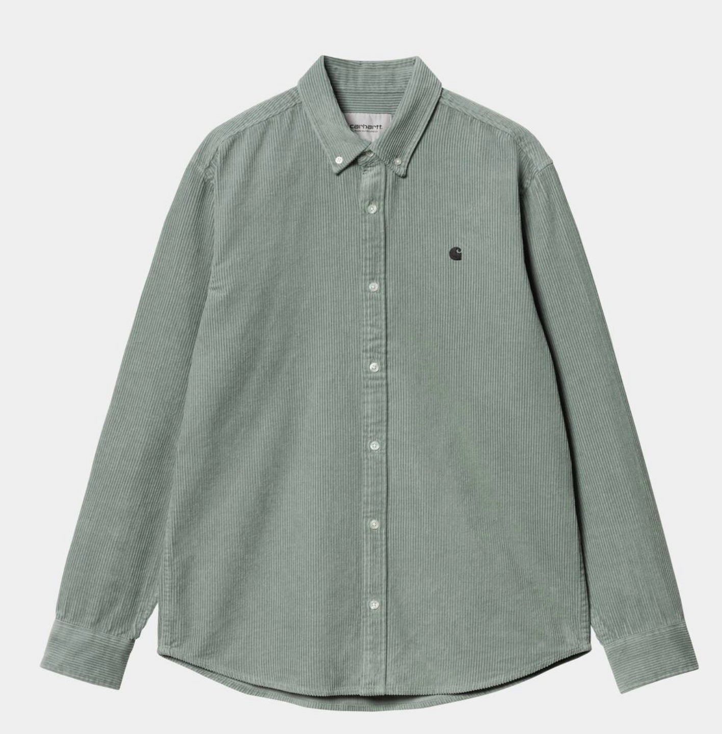 CARHARTT || MADISON CORD SHIRT || Glassy teal / Black Carhartt