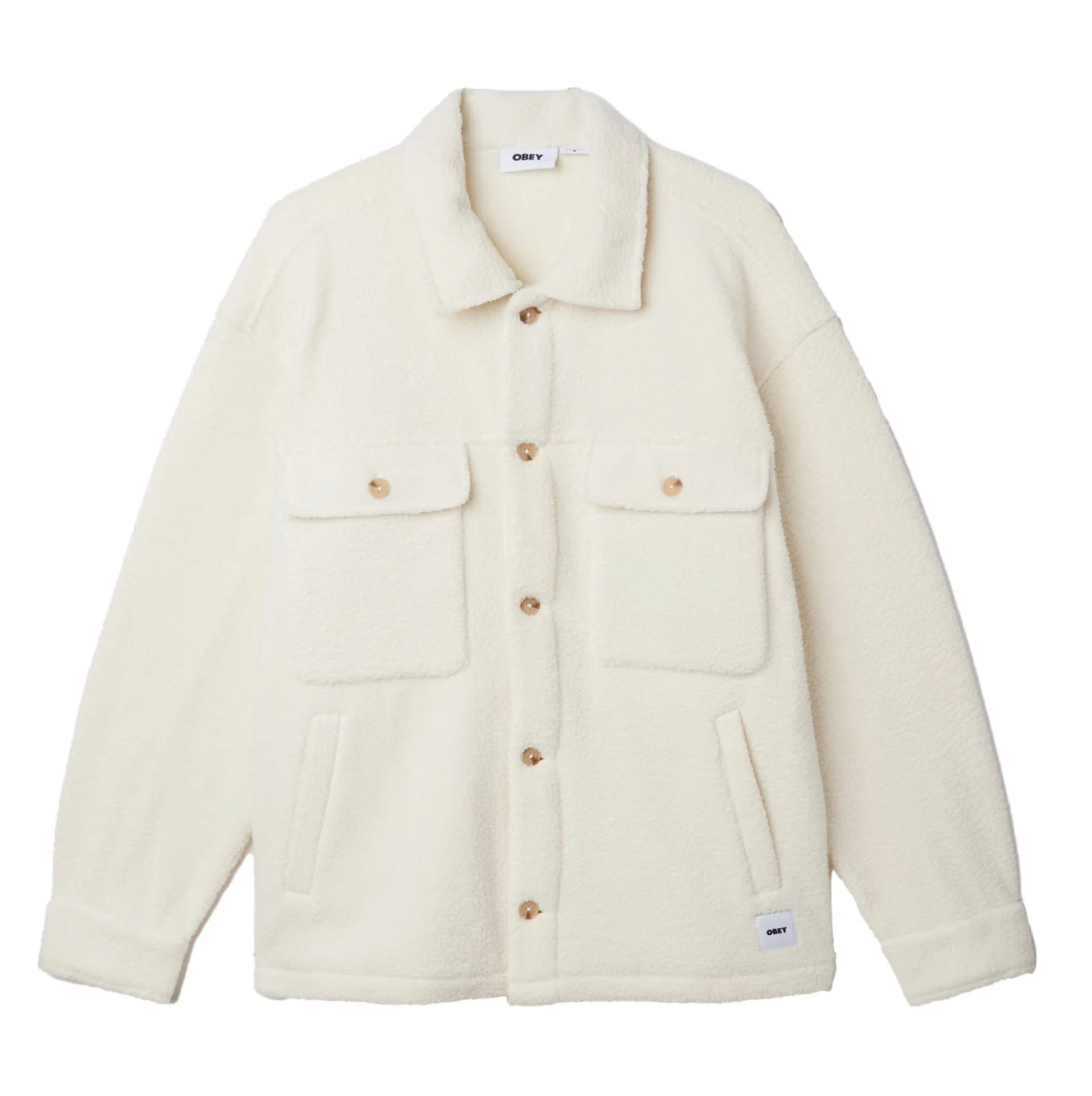 OBEY || THOMPSON SHIRT JACKET || UNBLEACHED Obey