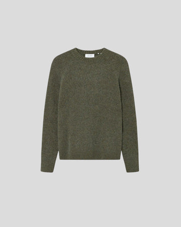 Les Deux || Gilbert Roundneck Knit - Bungee Cord Melange Les Deux