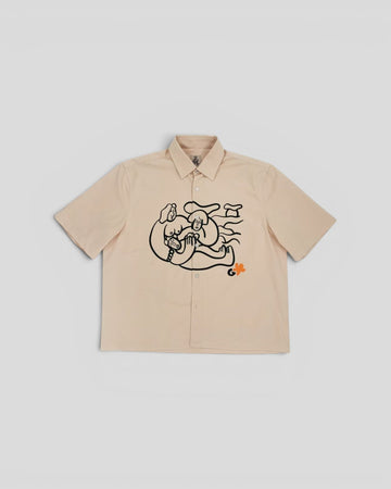 Gouache || La Sieste Shirt - Blanc Crème Gouache