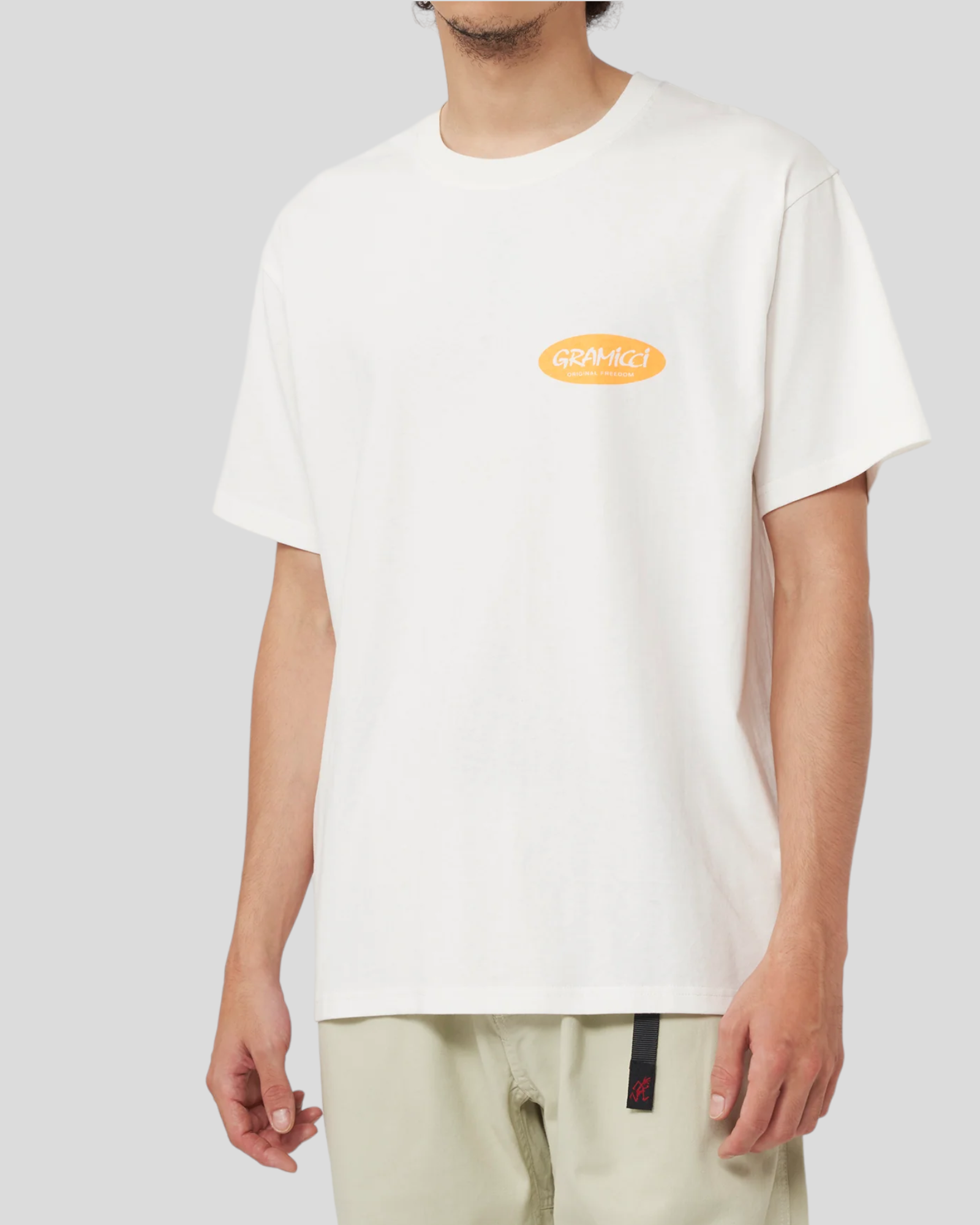 Gramicci || Original Freedom Oval Tee || White Gramicci