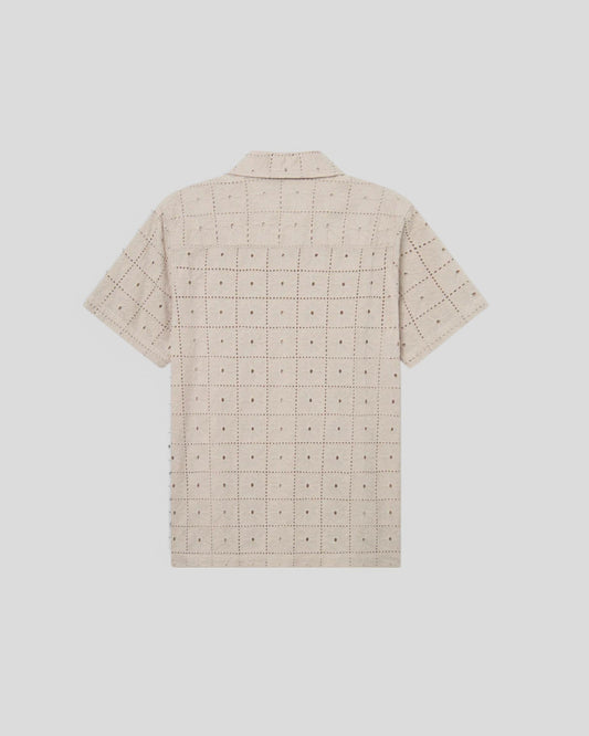 Les Deux || Hector Anglaise Hemd - Hellbeige
