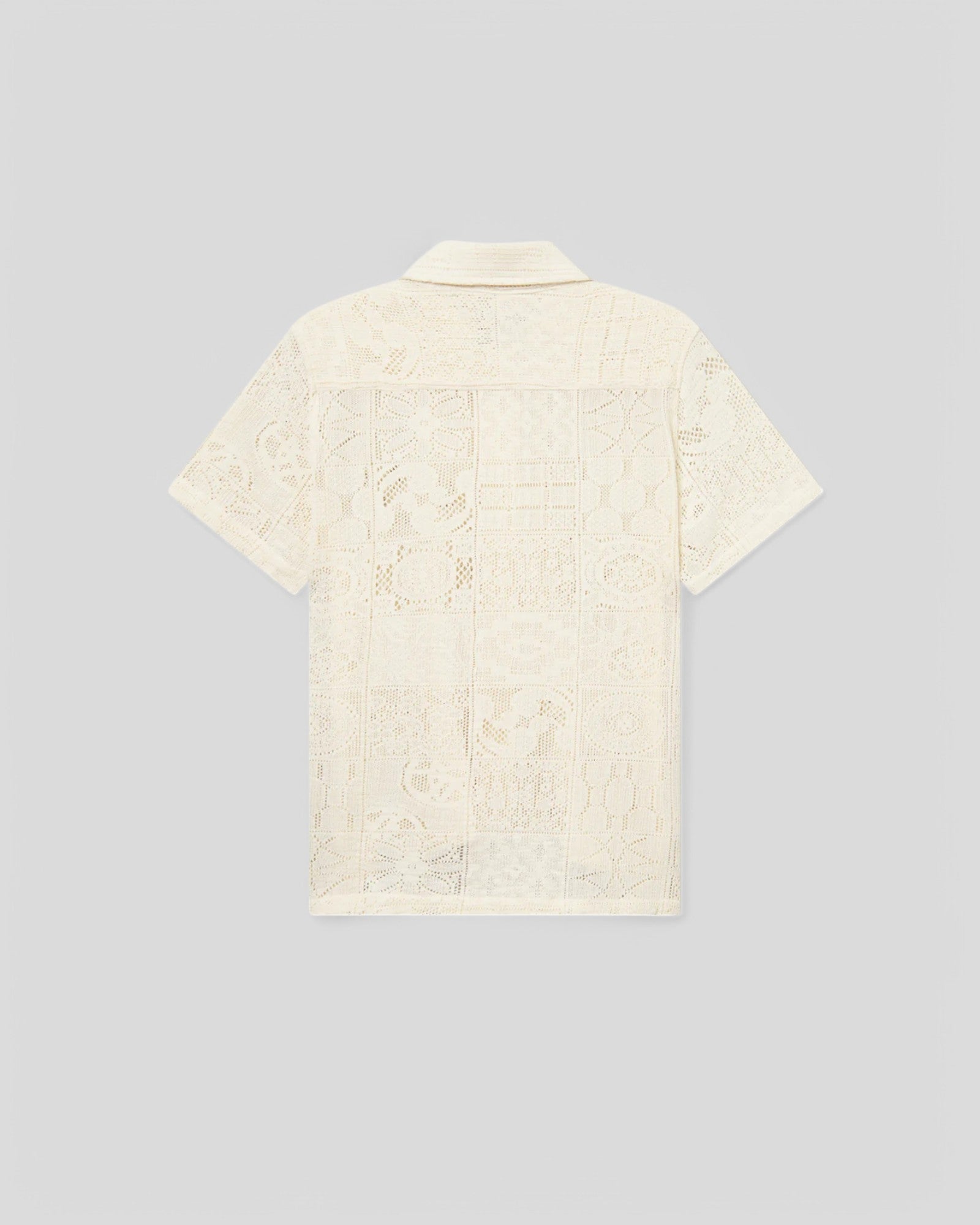 Les Deux || Hector Lace SS Shirt - Ivory Les Deux