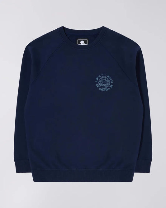 Edwin || Music Channel Sweat Heavy Felpa || Navy Edwin
