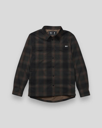 Salty Crew || Fathom LS Tech Shacket - Phantom - M’ Salty Crew
