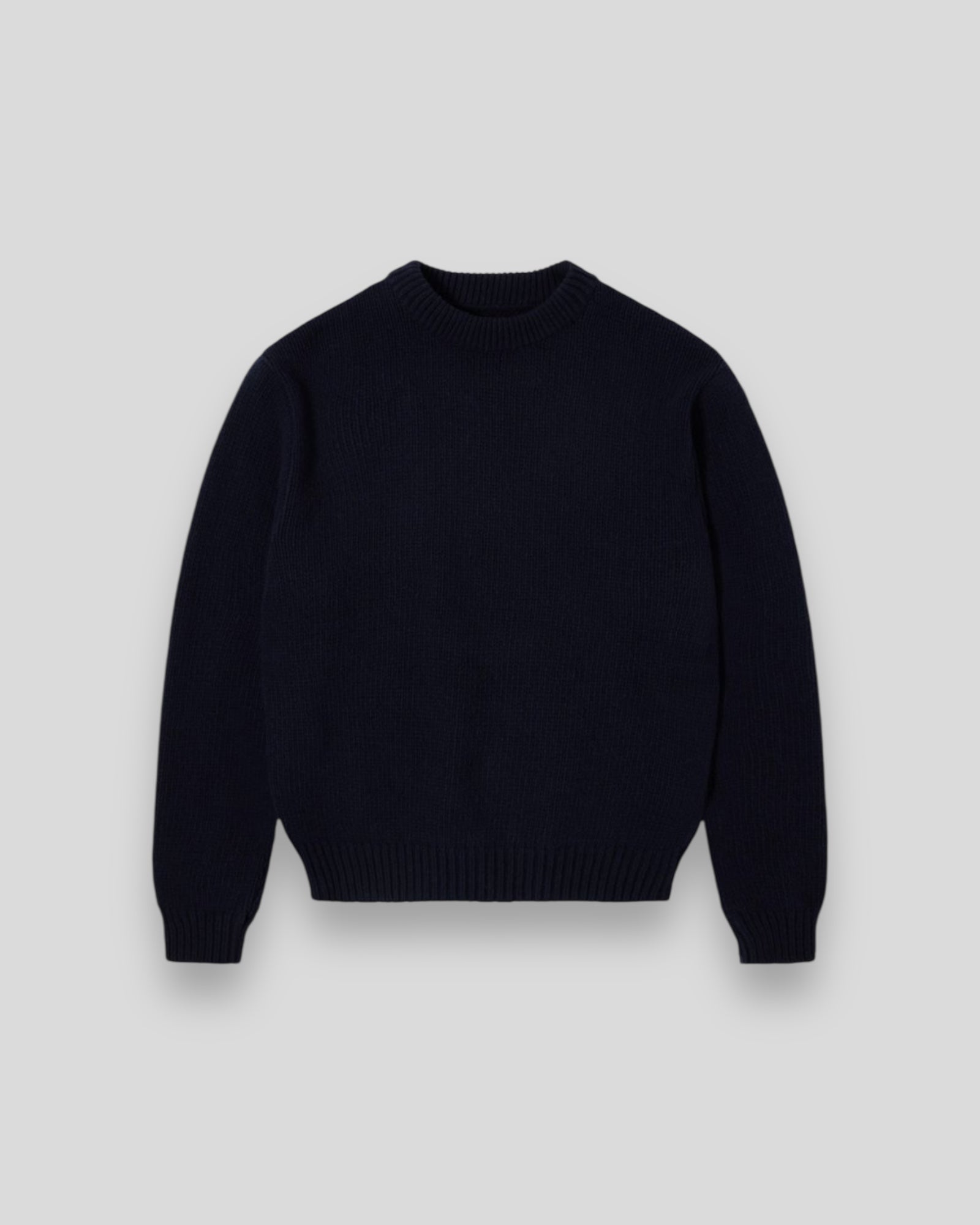 Edwin || Ellis Sweat - Navy / Off White Garment Washed - M’ Edwin