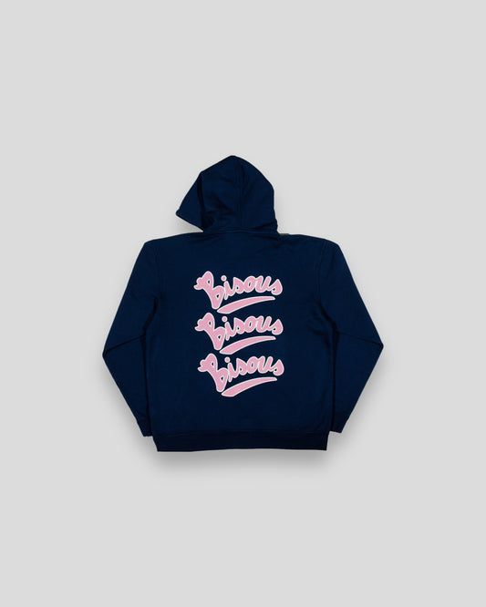 Bisous Skateboards || Gianni Hoodie || Navy Bisous Skateboards