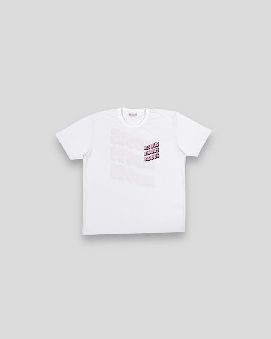 Bisous Skateboards || T-shirt Sonics || White Bisous Skateboards
