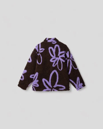 Obey || Portions Sherpa Jacket || Java Brown Multi Obey