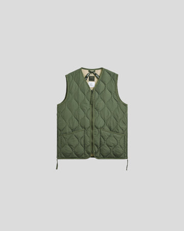 Taion || Military W-Zip V Neck Down ||T-001ZML - D.Sage Green Taion