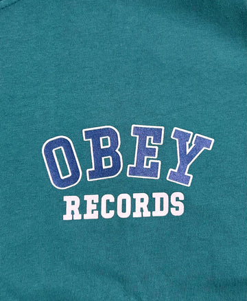 Obey || Obey Records T-Shirt - Adventure Green Obey