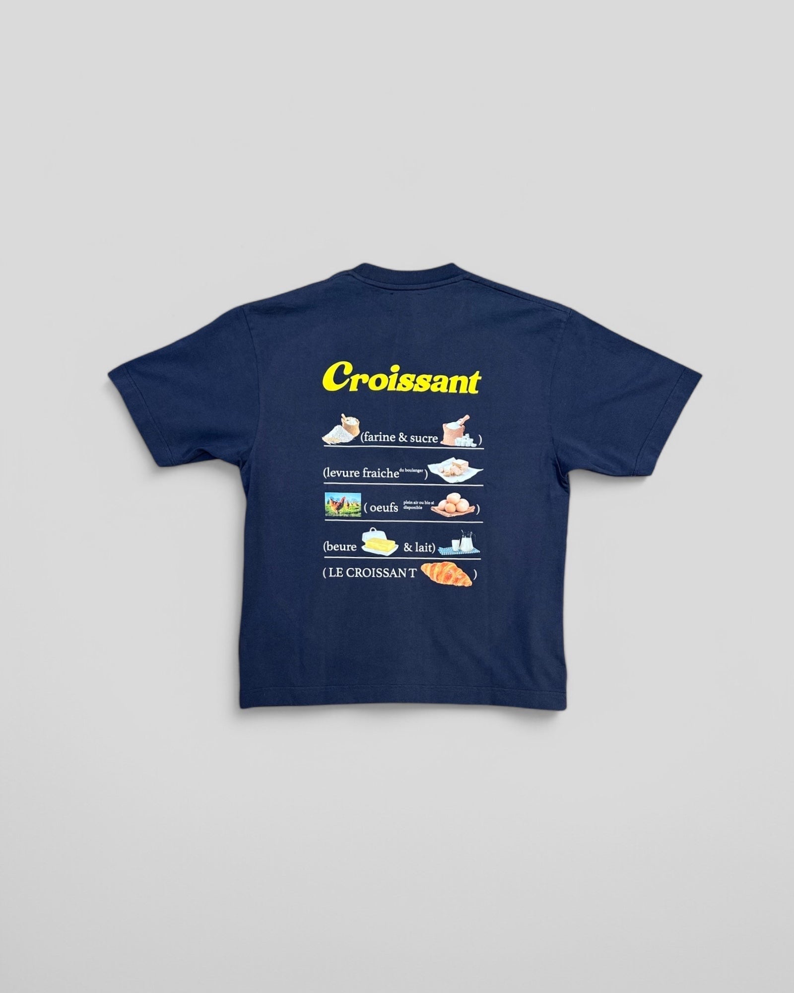 Verlan || Croissant T-Shirt - Navy Blue - M" Verlan
