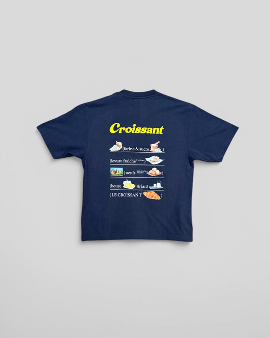 Verlan || Croissant T-Shirt - Navy Blue - M" Verlan