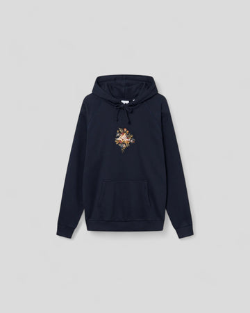 Les Deux || Fiore Hoodie - Dark Navy Les Deux