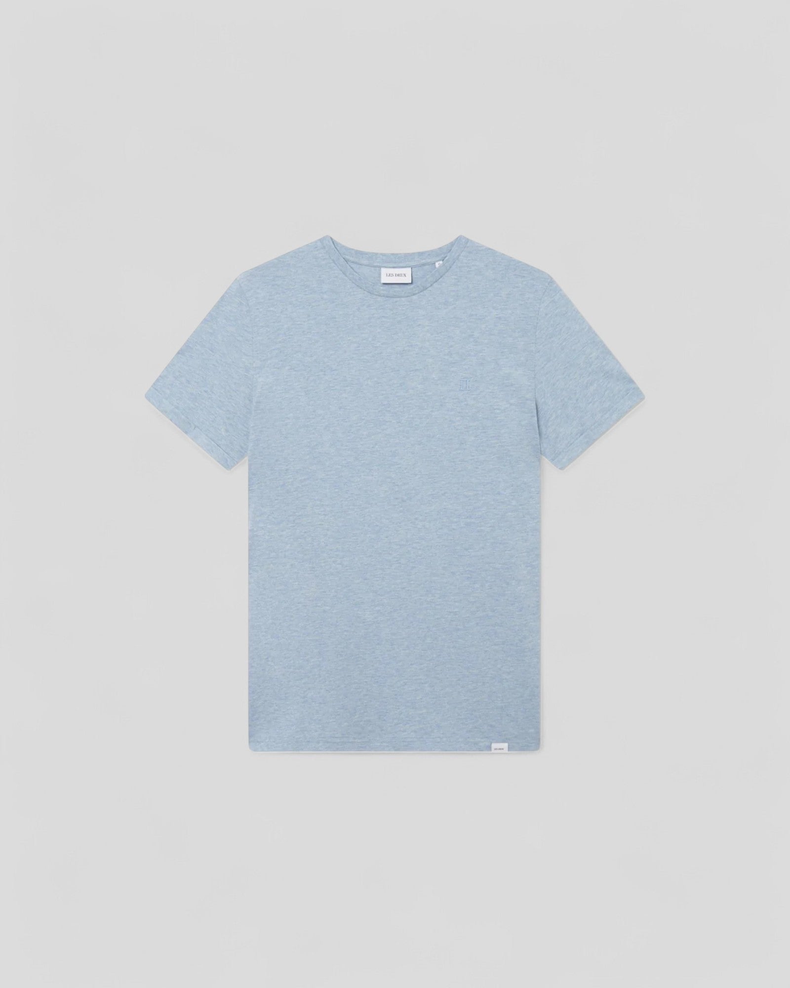 Les Deux ||Norregaard Tonal T-Shirt - Xenon Blue Melange Les Deux