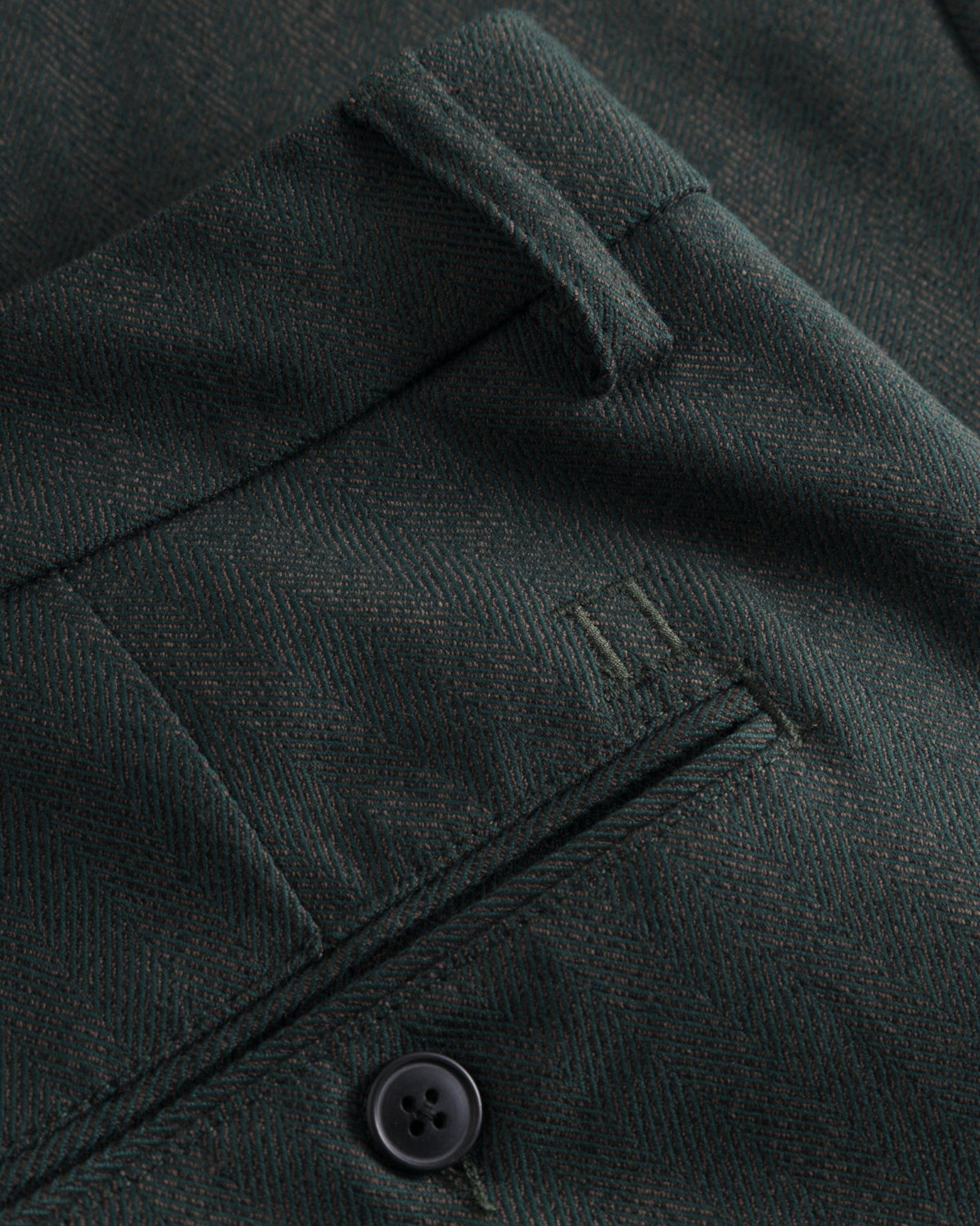 Les Deux || Como Herringbone Suit Pants - Pine Green Les Deux