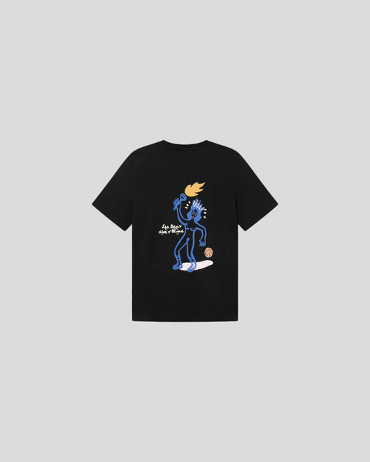 Les Deux || Luca T-Shirt - Black Les Deux