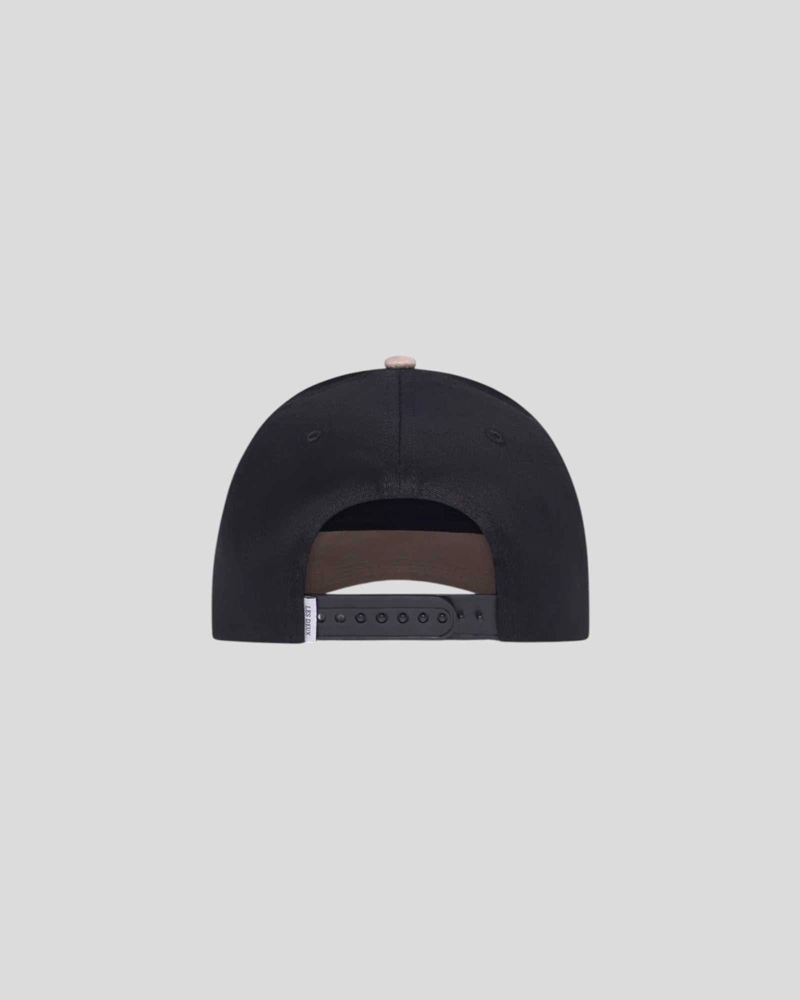 Les Deux || Brad Contrast Suede Baseball Cap - Black Les Deux