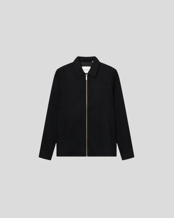 Les Deux || Como Coach Wool Jacket - Black Les Deux