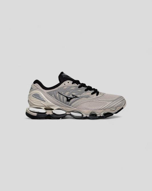 Mizuno || Wave Prophecy Ls - Silver Cloud / Black / Opal Gray Mizuno