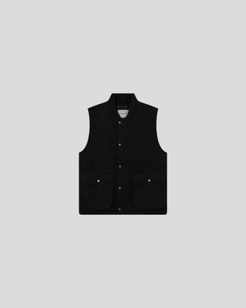 Les Deux || Montana Vest 3.0 -Black Les Deux