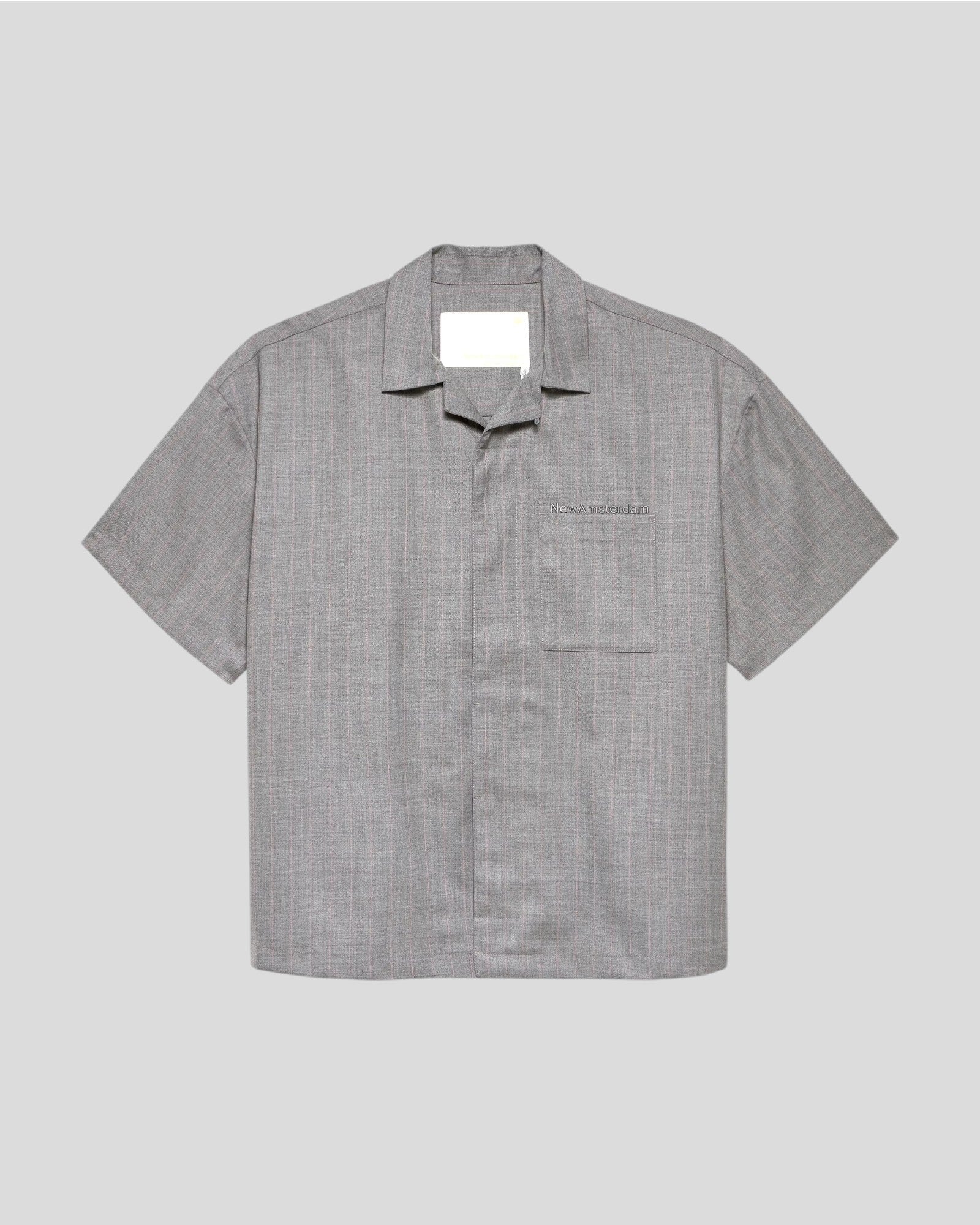 New Amsterdam || Wijk Shirt Wool - Grey New Amsterdam