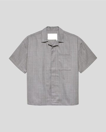 New Amsterdam || Wijk Shirt Wool - Grey New Amsterdam