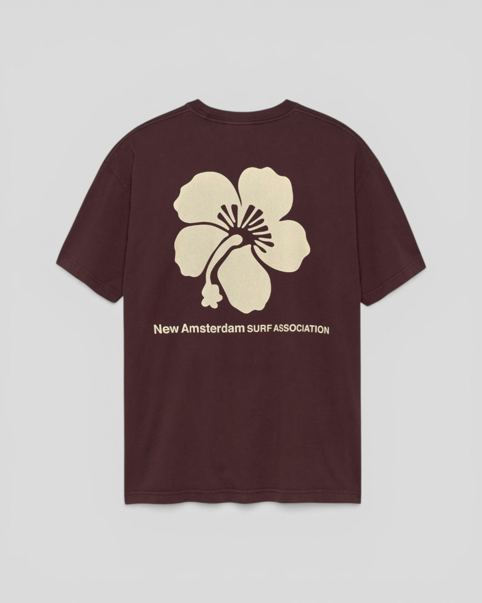 New Amsterdam || Hibiscus Tee - Walnut -M' New Amsterdam Surf Association