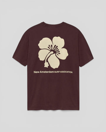 New Amsterdam || Hibiscus Tee - Walnut -M' New Amsterdam Surf Association